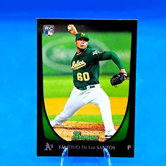 2011 Bowman Draft Picks & Prospects - Fautino De Los Santos #29 Rookie Card - Picture 2 of 3